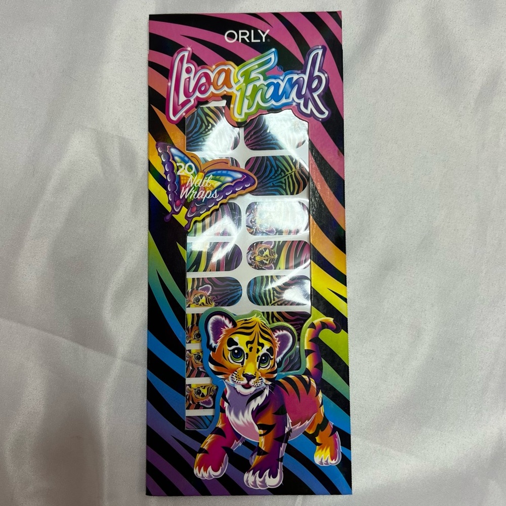 Orly x Lisa Frank Forrest Nail Wraps, NWT